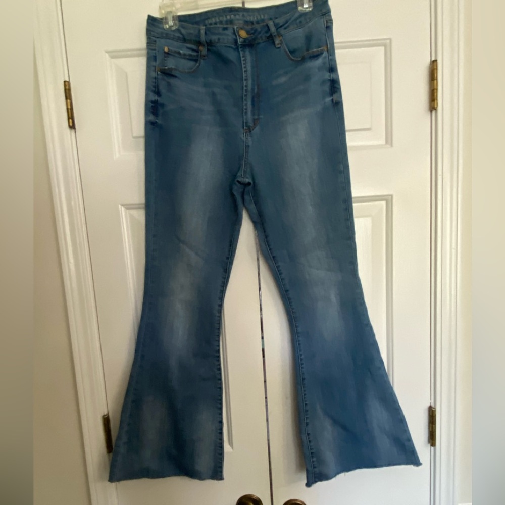 Women's Blue Flare Jeans